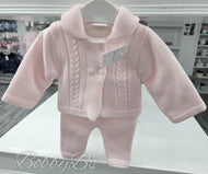 RD27 - Pink knitted trouser set