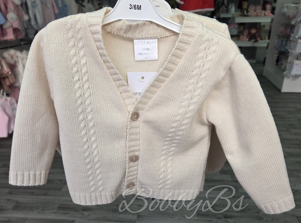 25/806 - Beige Cable Cardigan
