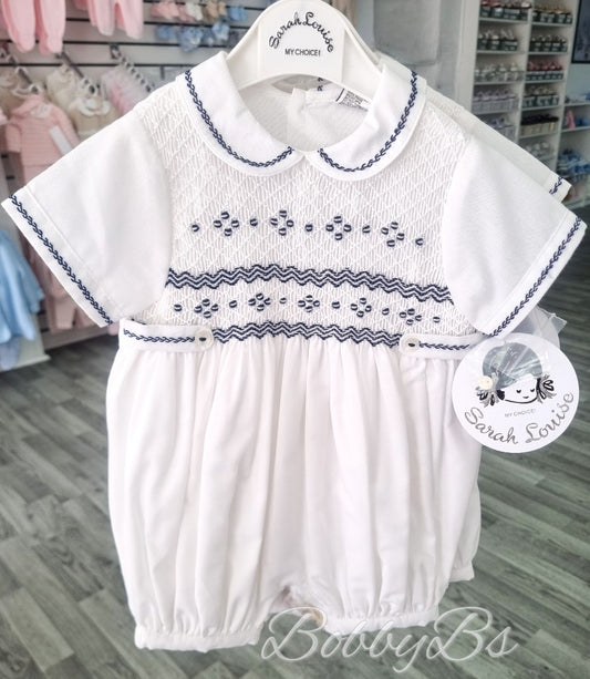 013559 - Sarah Louise smocked romper