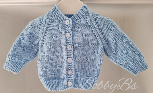 PKRN - Plain Knit baby cardigan