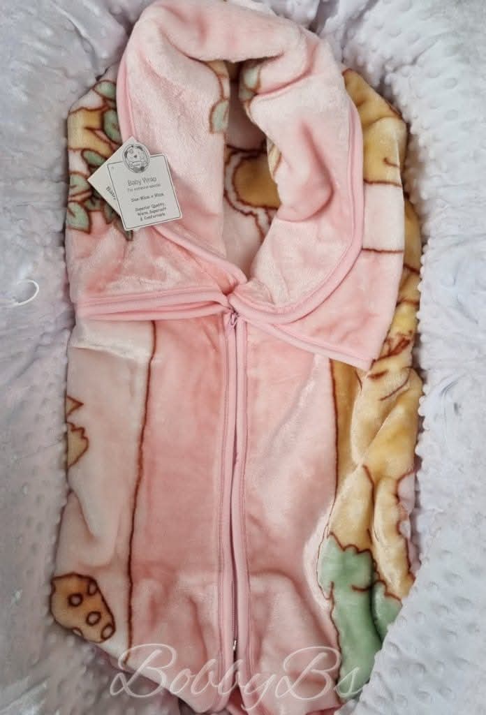 SB112 - Teddy baby blanket wrap
