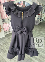 Load image into Gallery viewer, Grey School Pinafore