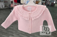 Jenna - Pink Girls Cardigan