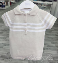 Load image into Gallery viewer, 2205 Mateo - Beige/Natural Knitted Romper