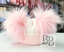 Load image into Gallery viewer, 4438D - Double Pompom winter hat