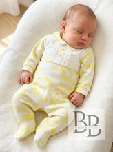 Load image into Gallery viewer, LSB3- Lemon  Safari babygrow
