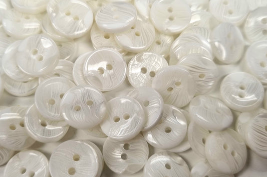 TB356 - Two hole iridescent button (Size 18)