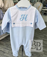 SG266 - Blue Cotton Babygrow