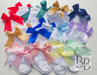 FCS1 - Frilly ankle bow sock