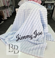 Load image into Gallery viewer, SB112 -  Personalised Waffle Baby Blanket