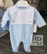 Load image into Gallery viewer, SG266 - Blue Cotton Babygrow