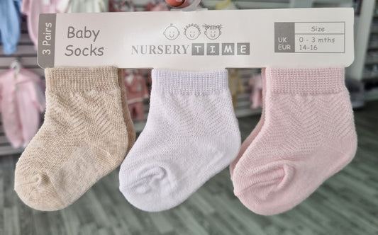 2236- Girls plain Ankle sock