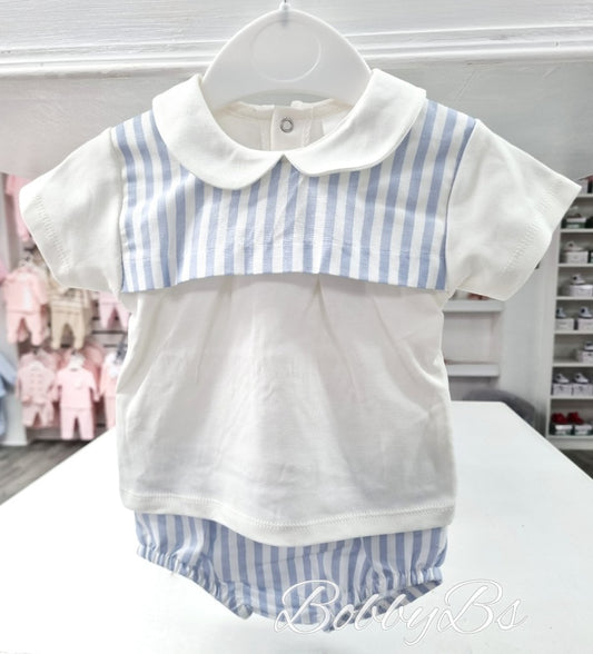 25001 - Stripe cotton 2PC