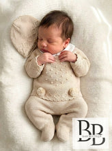 Load image into Gallery viewer, C1003 - Beige Three piece knitted trouser set
