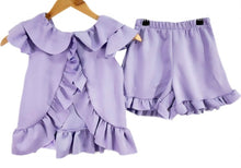 Load image into Gallery viewer, T238 - Frilled Back short set (2YR-12YR)