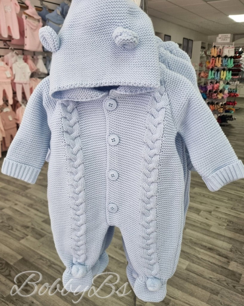 4194 - Blue Cable pramsuit
