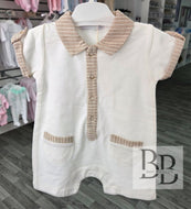 481629 - Beige & Cream romper