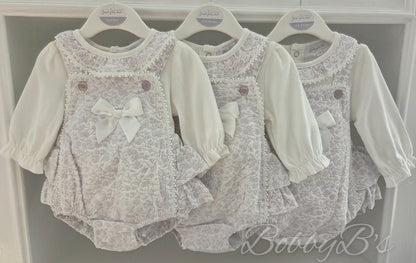 2661 - 2PC Lace Romper set