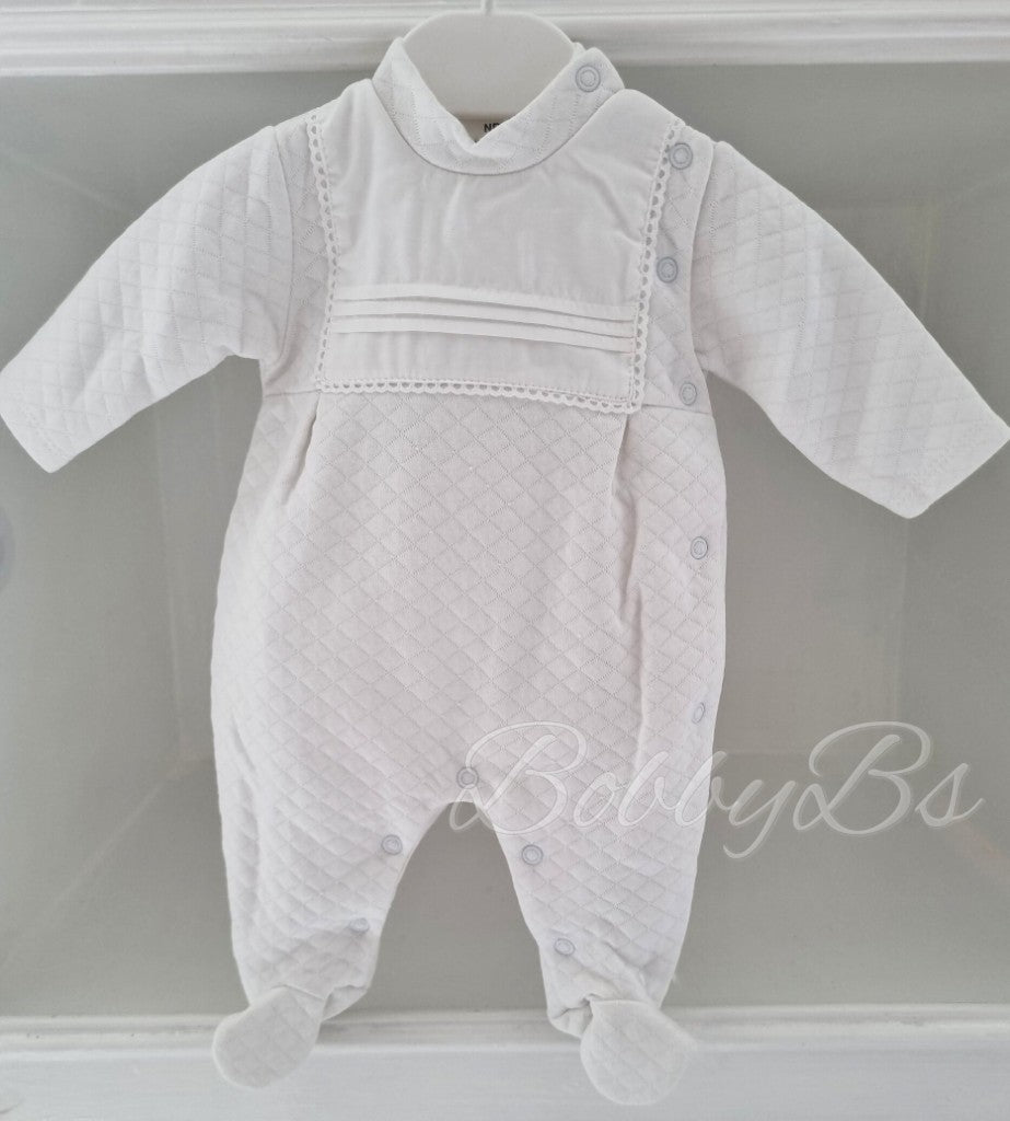 22115 - Luxury quilted babygrow