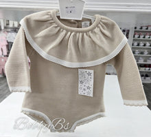 Load image into Gallery viewer, C7518 - Beige knitted romper