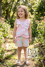 Load image into Gallery viewer, T167A - Pink Summer Checked short set (1YR-8YR)