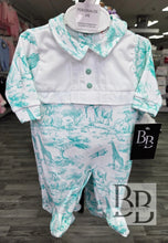 Load image into Gallery viewer, MSB2 - Mint  Safari babygrow