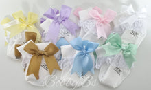 Load image into Gallery viewer, FCS1 - Frilly ankle bow sock