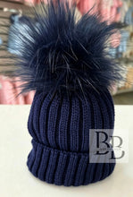 Load image into Gallery viewer, 4791 - Ribbed Single Pompom Hat