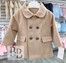 Load image into Gallery viewer, C74 - Beige Double Breasted Coat
