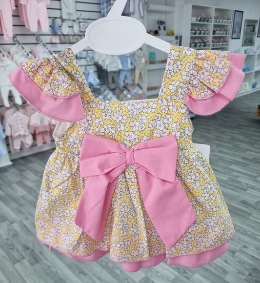 VES029 - Floral dress & knickers