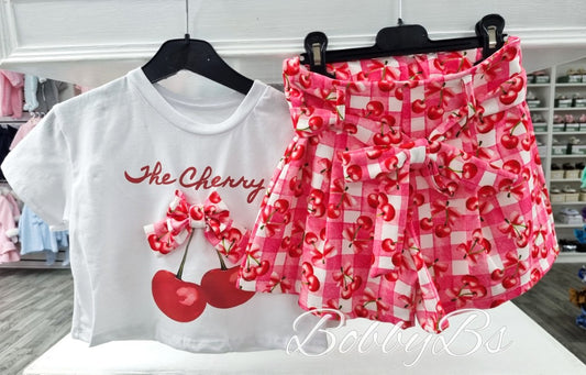 9301 - Cherry Short set