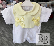 304 - White & Lemon Romper