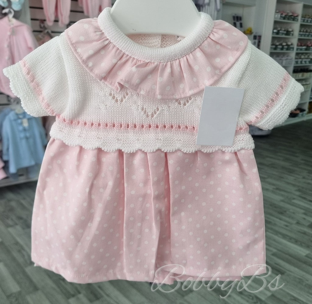 LN14 - Pink knit top dress