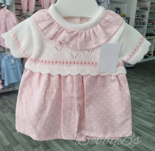 LN14 - Pink knit top dress