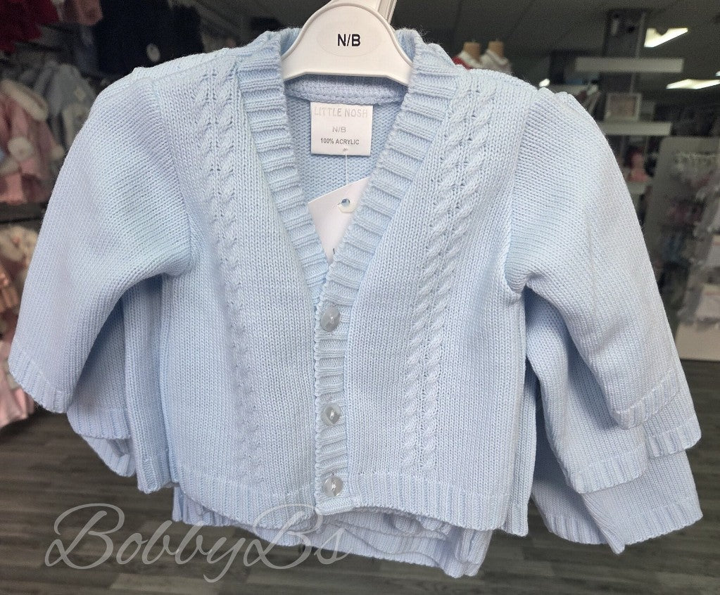 25/806 - Blue Cable Cardigan