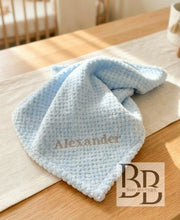 Load image into Gallery viewer, 6400 - Personalised Waffle Baby Blanket