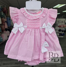 Load image into Gallery viewer, 1281 - Smocked detailing 3pc dress set