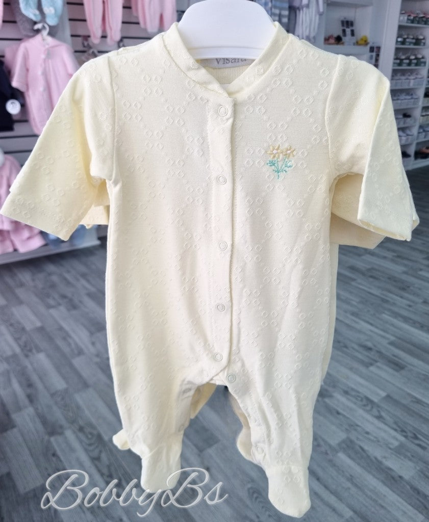 483403 - Lemon cotton babygrow