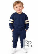 8845 - Navy Boys Lounge set