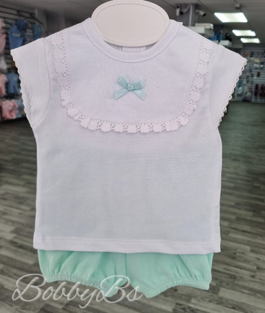 MOD110 - Mint Cotton short set