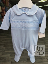 Load image into Gallery viewer, SG68 -  Smocked Cotton babygrow