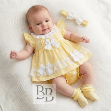Load image into Gallery viewer, 6361 6372- Lemon Lace 3pc dress set