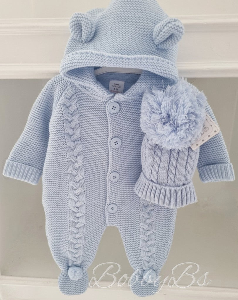 4194 - Blue Cable pramsuit