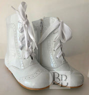 ISABELLE -WHITE Spanish Hardsole Boot