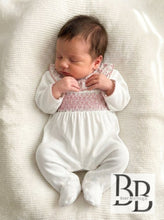 Load image into Gallery viewer, ROSELLE - Smocked ditsy print Babygrow