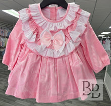 Load image into Gallery viewer, 2415 - Pink Jacquard Dress set