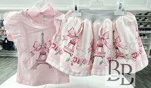 Load image into Gallery viewer, YG39 - Pink Tower Diamante Frilled Skirt set