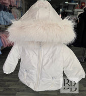 8454 - Unisex Ivory coat