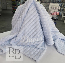 Load image into Gallery viewer, SB112 -  Personalised Waffle Baby Blanket