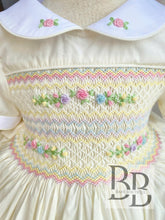 Load image into Gallery viewer, SDF21-  Lemon smocked dress set